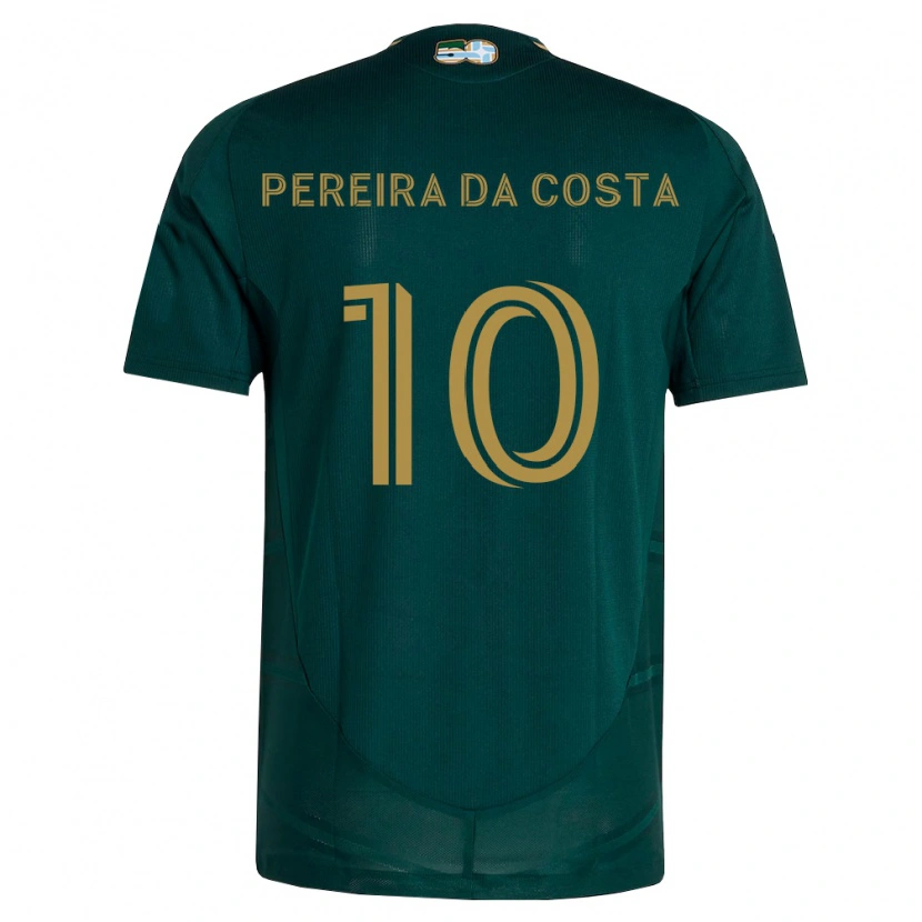 Danxen Dzieci David Da Costa #10 Ciemnozielony Brązowy Domowa Koszulka 2026/27 Koszulki Klubowe