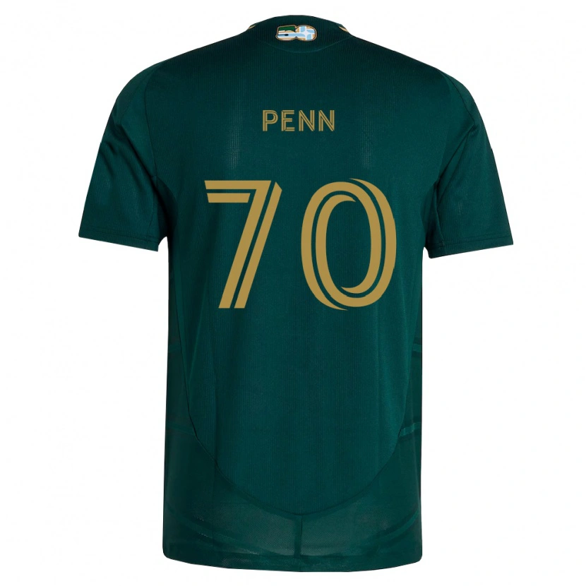 Danxen Dzieci Josh Penn #70 Ciemnozielony Brązowy Domowa Koszulka 2026/27 Koszulki Klubowe