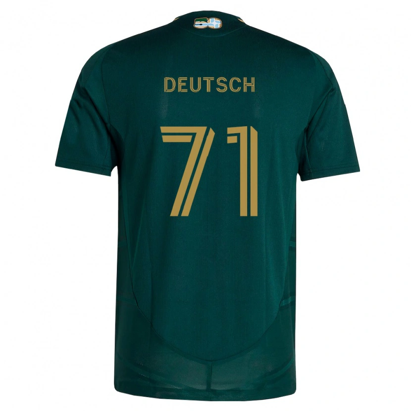 Danxen Dzieci Maverick Deutsch #71 Ciemnozielony Brązowy Domowa Koszulka 2026/27 Koszulki Klubowe
