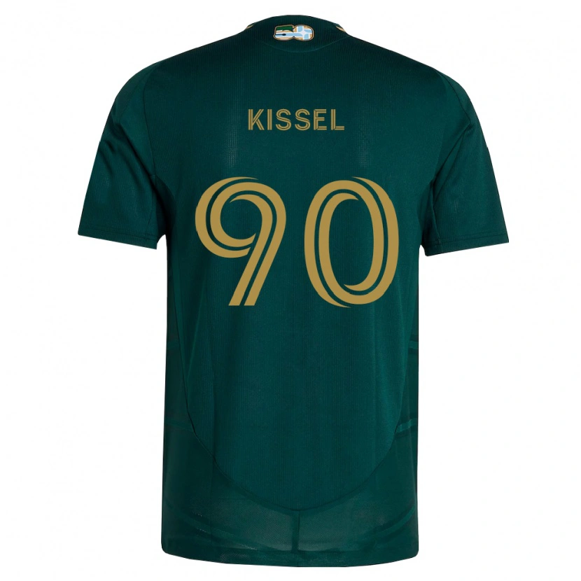 Danxen Dzieci Maximilian Kissel #90 Ciemnozielony Brązowy Domowa Koszulka 2026/27 Koszulki Klubowe