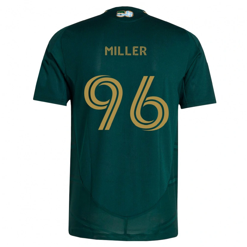 Danxen Dzieci Carver Miller #96 Ciemnozielony Brązowy Domowa Koszulka 2026/27 Koszulki Klubowe