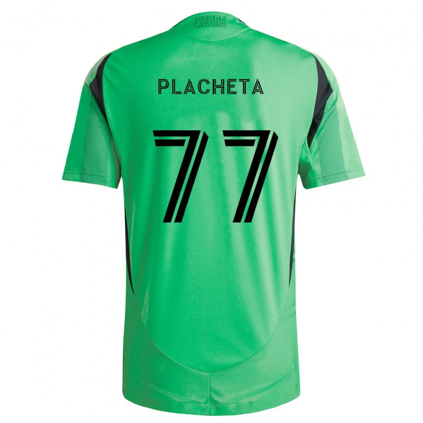 Danxen Dzieci Przemysław Płacheta #77 Szmaragdowo Zielony Czarny Domowa Koszulka 2026/27 Koszulki Klubowe