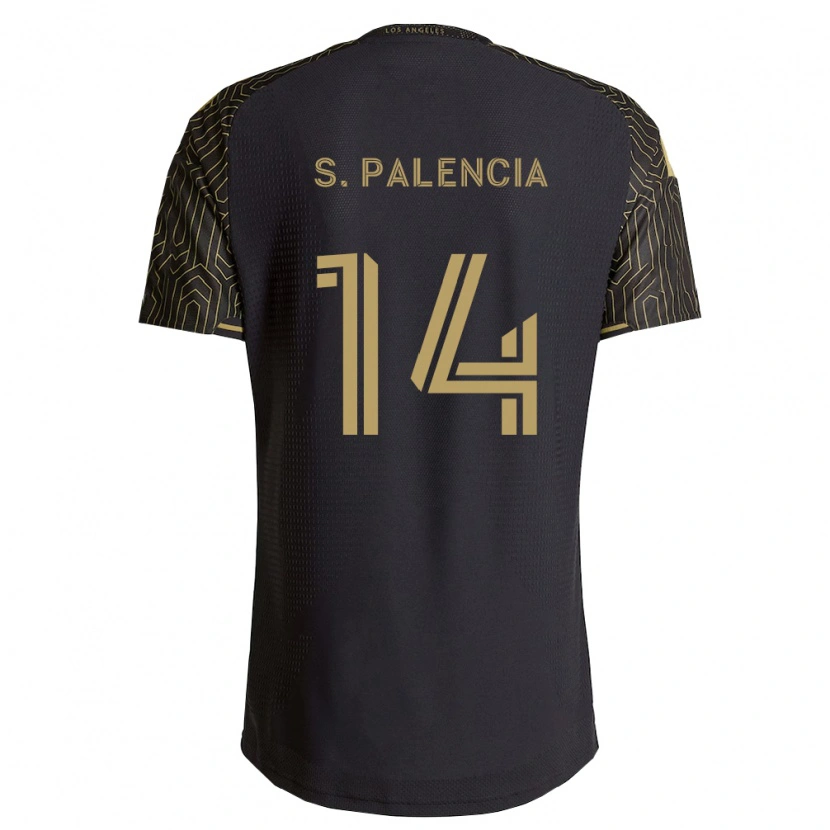 Danxen Dzieci Sergi Palencia #14 Brązowy Czarny Domowa Koszulka 2026/27 Koszulki Klubowe