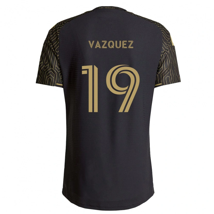 Danxen Dzieci Favian Vazquez #19 Brązowy Czarny Domowa Koszulka 2026/27 Koszulki Klubowe