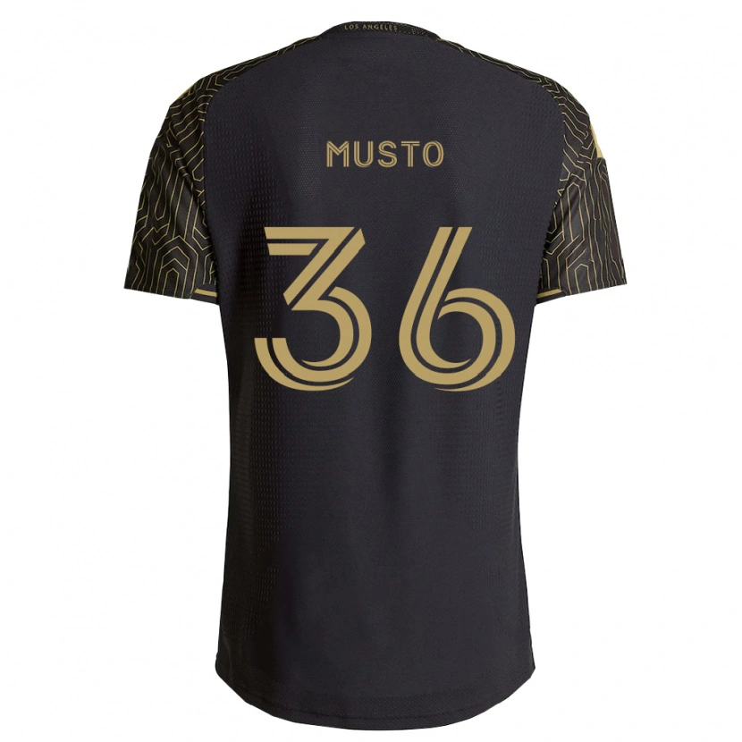 Danxen Dzieci Tommy Musto #36 Brązowy Czarny Domowa Koszulka 2026/27 Koszulki Klubowe