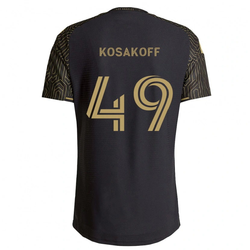 Danxen Dzieci Charlie Kosakoff #49 Brązowy Czarny Domowa Koszulka 2026/27 Koszulki Klubowe