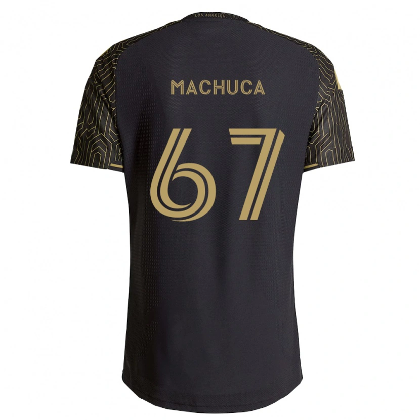 Danxen Dzieci Jacob Machuca #67 Brązowy Czarny Domowa Koszulka 2026/27 Koszulki Klubowe