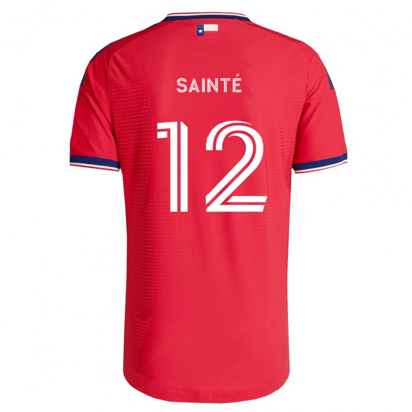 Danxen Dzieci Carl Sainté #12 Czerwony Niebieski Biały Domowa Koszulka 2026/27 Koszulki Klubowe