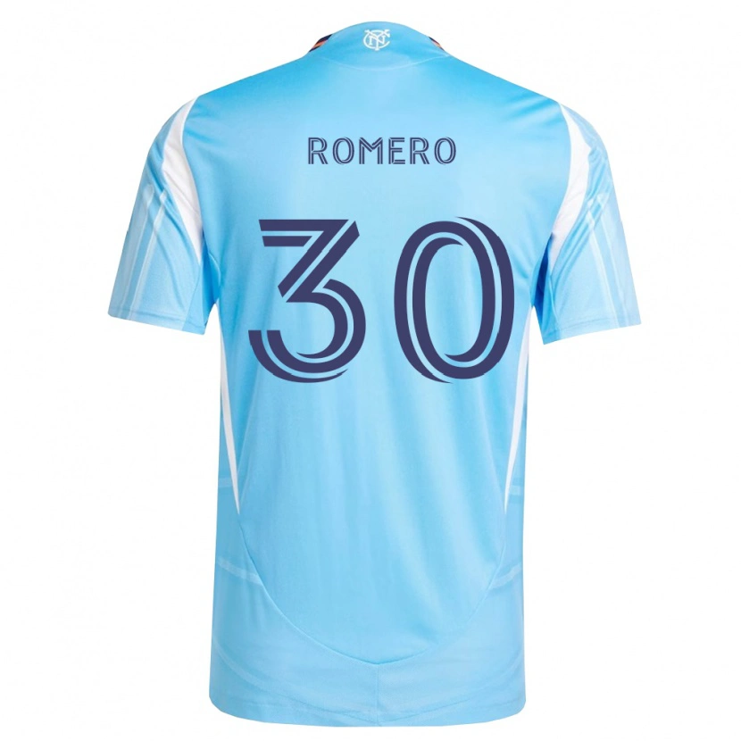 Danxen Dzieci Tomás Romero #30 Błękitny Biały Domowa Koszulka 2026/27 Koszulki Klubowe