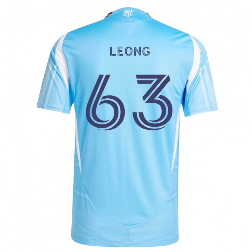 Danxen Dzieci Matthew Leong #63 Błękitny Biały Domowa Koszulka 2026/27 Koszulki Klubowe