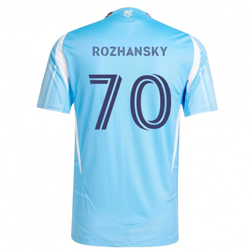 Danxen Dzieci Jake Rozhansky #70 Błękitny Biały Domowa Koszulka 2026/27 Koszulki Klubowe