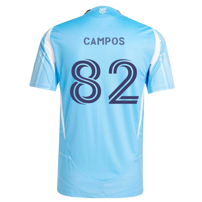 Danxen Dzieci Adonis Campos #82 Błękitny Biały Domowa Koszulka 2026/27 Koszulki Klubowe