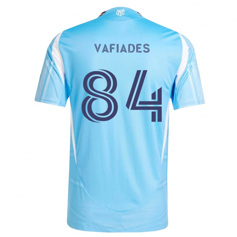 Danxen Dzieci Niccolo Vafiades #84 Błękitny Biały Domowa Koszulka 2026/27 Koszulki Klubowe