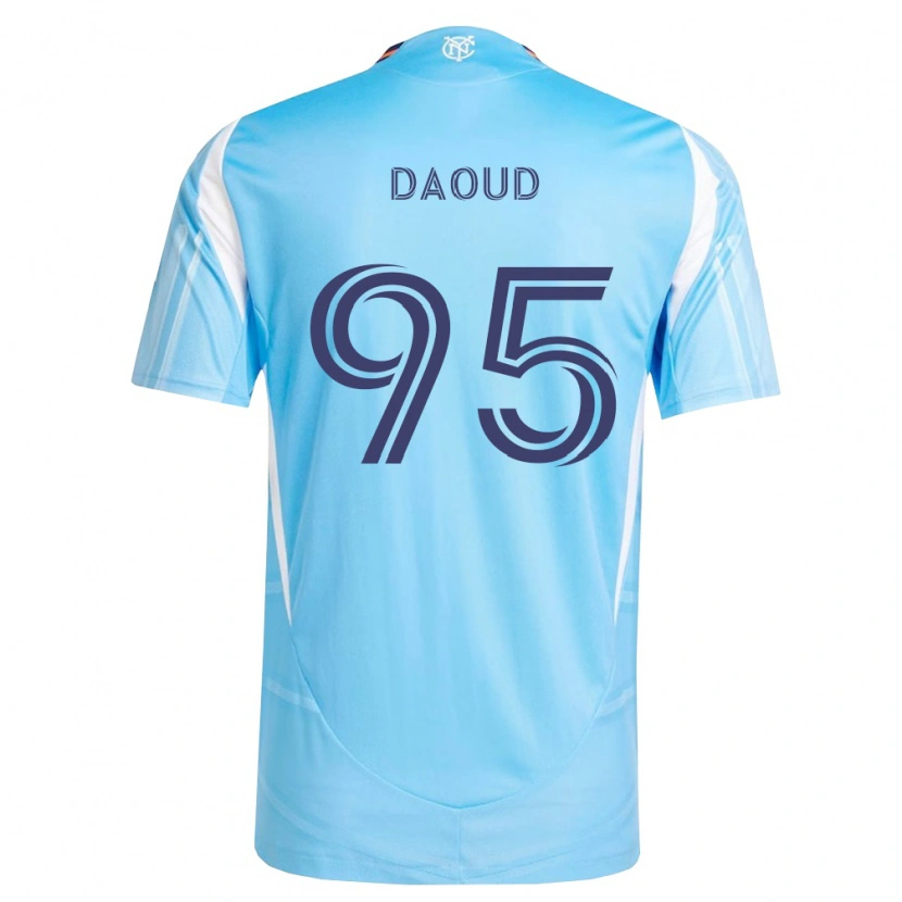 Danxen Dzieci Rami Daoud #95 Błękitny Biały Domowa Koszulka 2026/27 Koszulki Klubowe