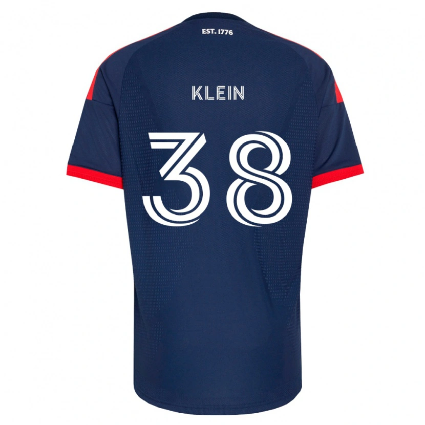 Danxen Dzieci Eric Klein #38 Królewski Niebieski Czerwony Biały Domowa Koszulka 2026/27 Koszulki Klubowe