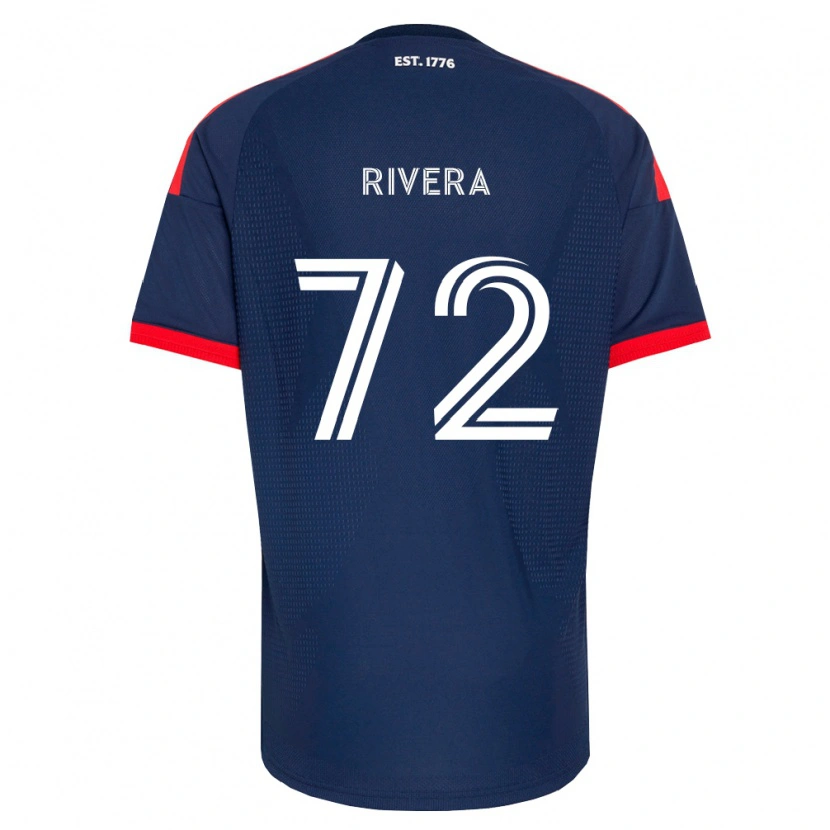 Danxen Dzieci Damián Rivera #72 Królewski Niebieski Czerwony Biały Domowa Koszulka 2026/27 Koszulki Klubowe