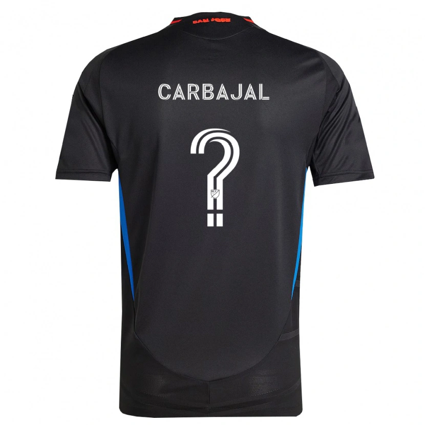 Danxen Dzieci Sebastian Carbajal #0 Niebieski Biały Czarny Domowa Koszulka 2026/27 Koszulki Klubowe