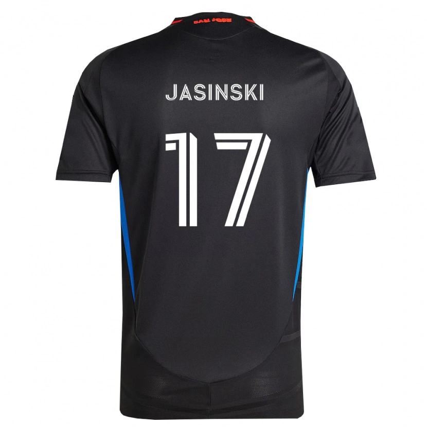 Danxen Dzieci Jack Jasinski #17 Niebieski Biały Czarny Domowa Koszulka 2026/27 Koszulki Klubowe
