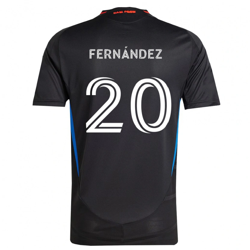 Danxen Dzieci Nick Fernández #20 Niebieski Biały Czarny Domowa Koszulka 2026/27 Koszulki Klubowe