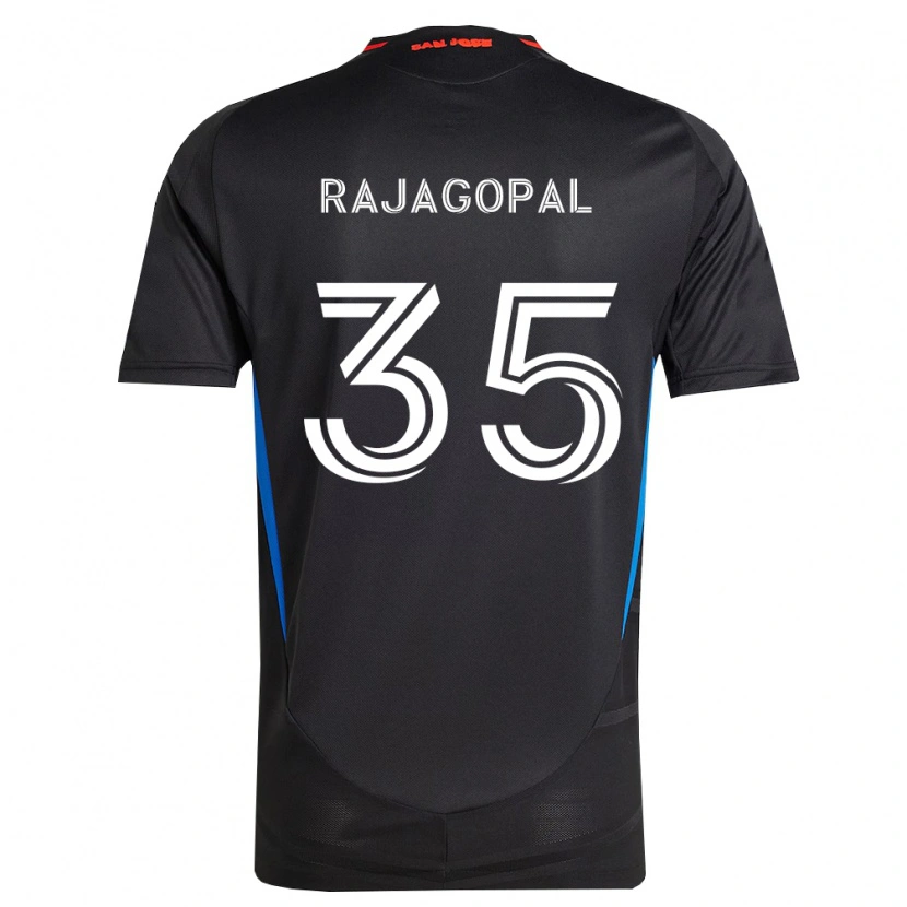 Danxen Dzieci Rohan Rajagopal #35 Niebieski Biały Czarny Domowa Koszulka 2026/27 Koszulki Klubowe