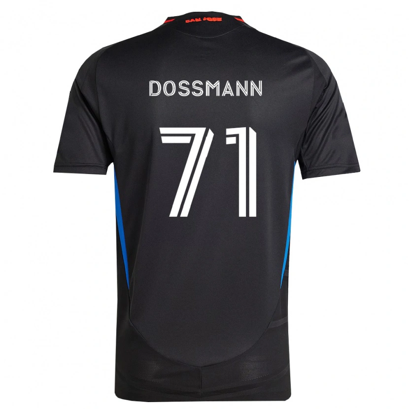 Danxen Dzieci Niklas Dossmann #71 Niebieski Biały Czarny Domowa Koszulka 2026/27 Koszulki Klubowe