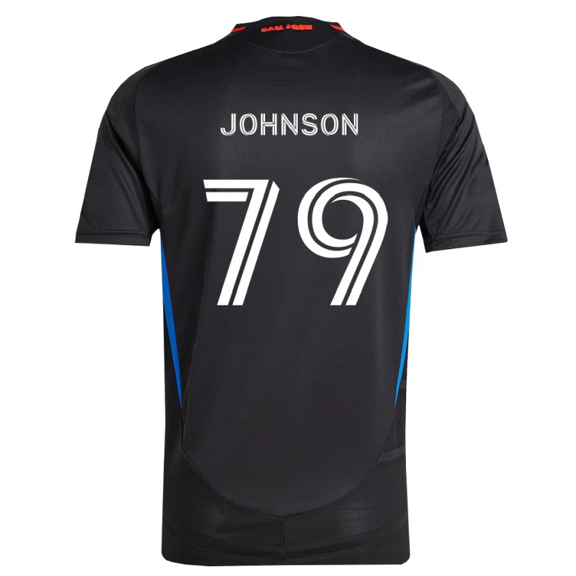 Danxen Dzieci Darius Johnson #79 Niebieski Biały Czarny Domowa Koszulka 2026/27 Koszulki Klubowe