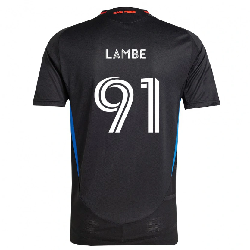Danxen Dzieci Connor Lambe #91 Niebieski Biały Czarny Domowa Koszulka 2026/27 Koszulki Klubowe