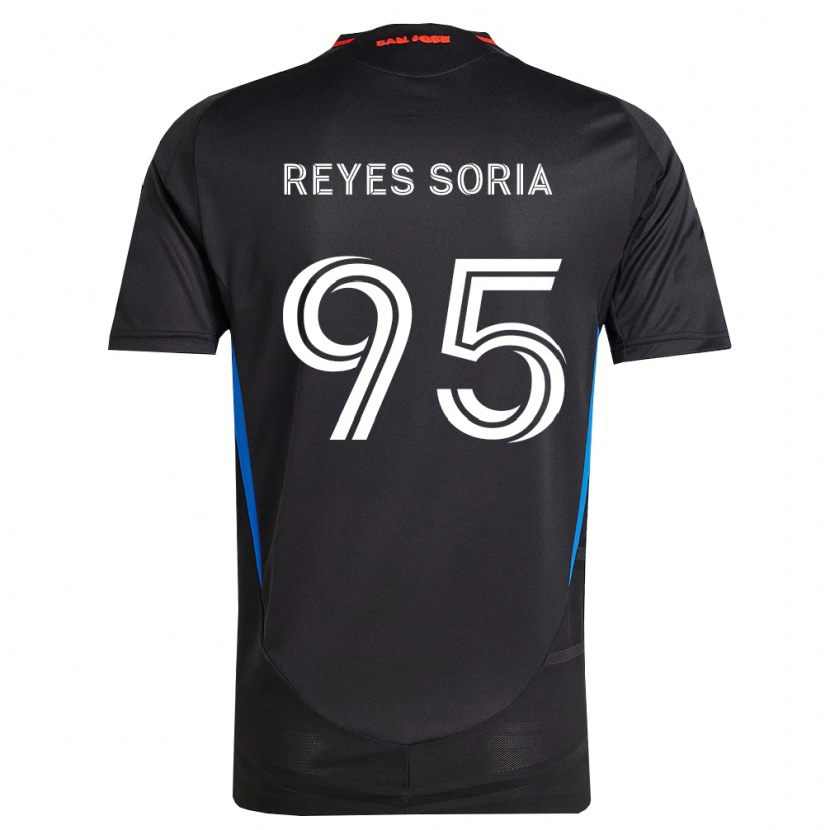 Danxen Dzieci Randhu Reyes Soria #95 Niebieski Biały Czarny Domowa Koszulka 2026/27 Koszulki Klubowe