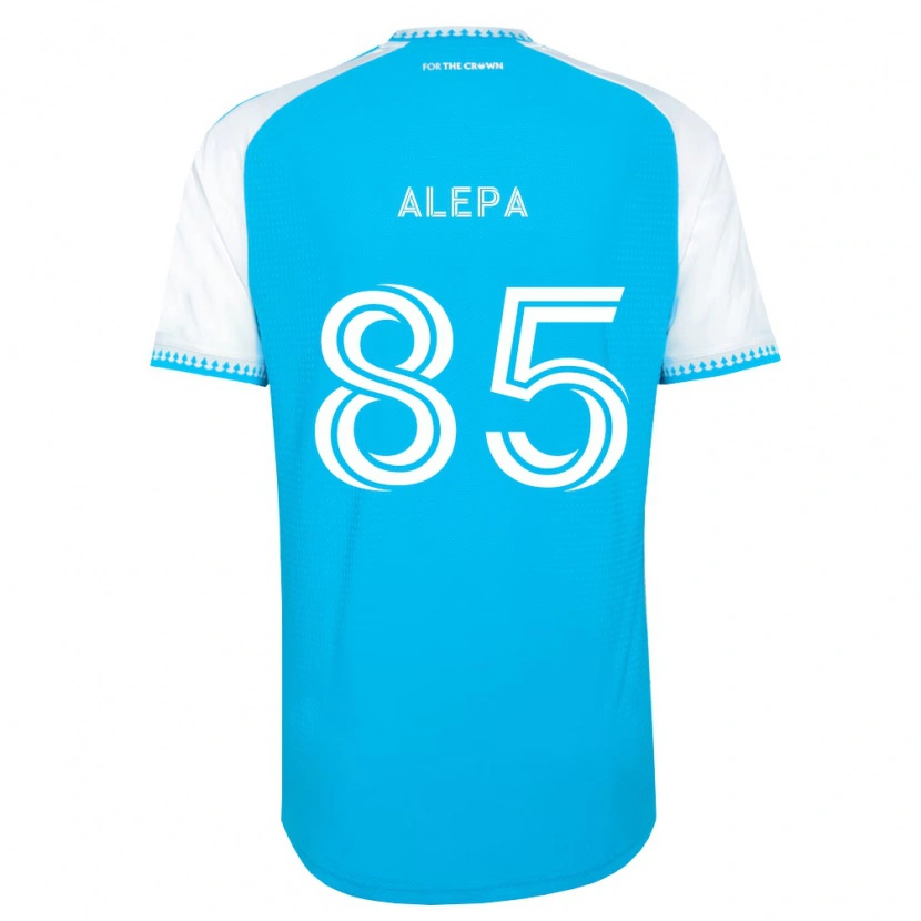 Danxen Dzieci Landon Alepa #85 Błękitny Biały Czarny Domowa Koszulka 2026/27 Koszulki Klubowe