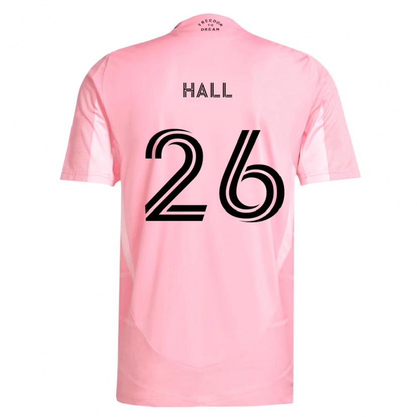 Danxen Dzieci Tyler Hall #26 Różowy Czarny Domowa Koszulka 2026/27 Koszulki Klubowe