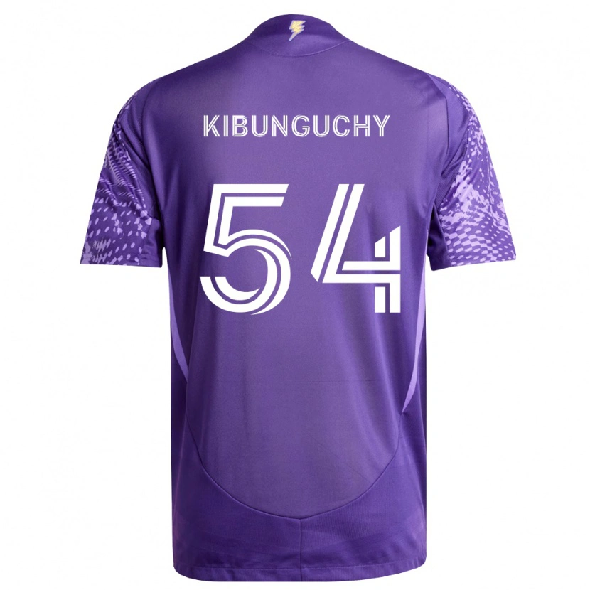 Danxen Dzieci Nabi Kibunguchy #54 Fioletowy Biały Domowa Koszulka 2026/27 Koszulki Klubowe