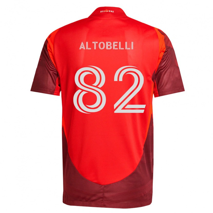 Danxen Dzieci Julian Altobelli #82 Burgundia Czerwony Domowa Koszulka 2026/27 Koszulki Klubowe