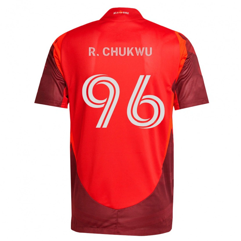 Danxen Dzieci Richard Chukwu #96 Burgundia Czerwony Domowa Koszulka 2026/27 Koszulki Klubowe