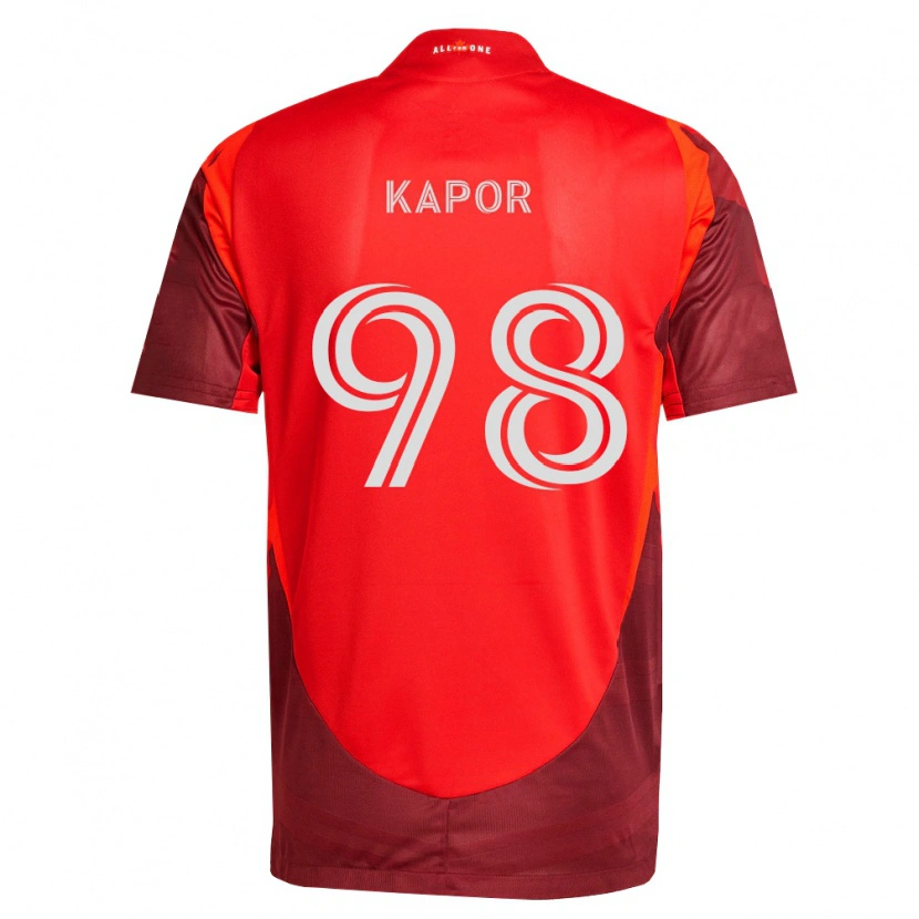 Danxen Dzieci Stefan Kapor #98 Burgundia Czerwony Domowa Koszulka 2026/27 Koszulki Klubowe
