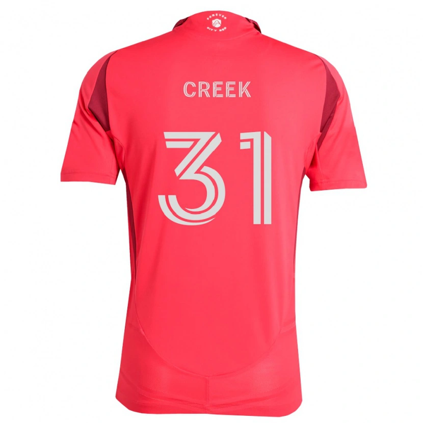 Danxen Dzieci Michael Creek #31 Karmazynowy Biały Domowa Koszulka 2026/27 Koszulki Klubowe