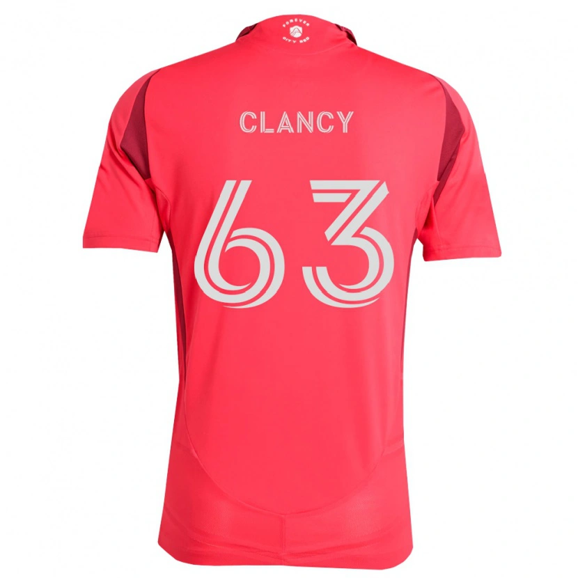 Danxen Dzieci Trip Clancy #63 Karmazynowy Biały Domowa Koszulka 2026/27 Koszulki Klubowe