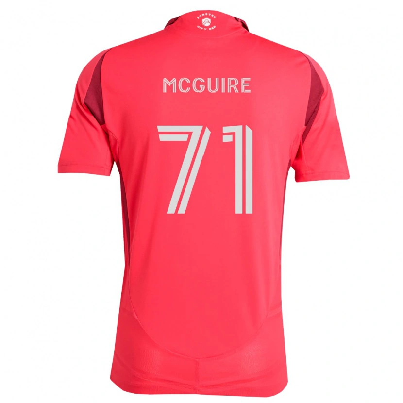 Danxen Dzieci Nolan Mcguire #71 Karmazynowy Biały Domowa Koszulka 2026/27 Koszulki Klubowe