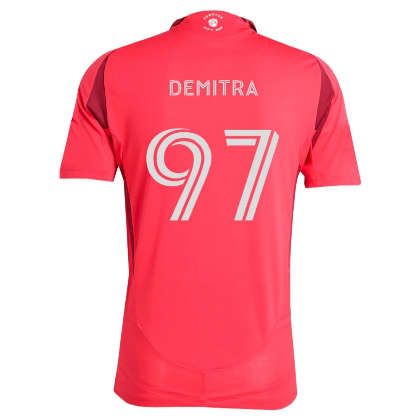 Danxen Dzieci Lucas Demitra #97 Karmazynowy Biały Domowa Koszulka 2026/27 Koszulki Klubowe