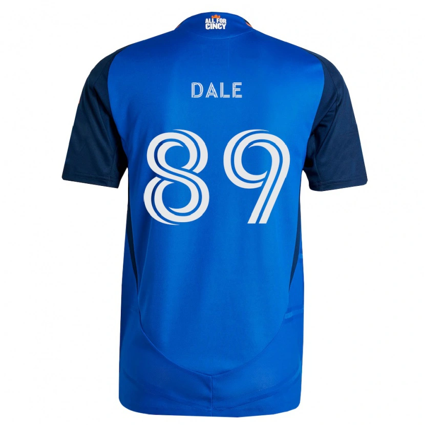 Danxen Dzieci Connor Dale #89 Królewski Niebieski Pomarańczowy Domowa Koszulka 2026/27 Koszulki Klubowe