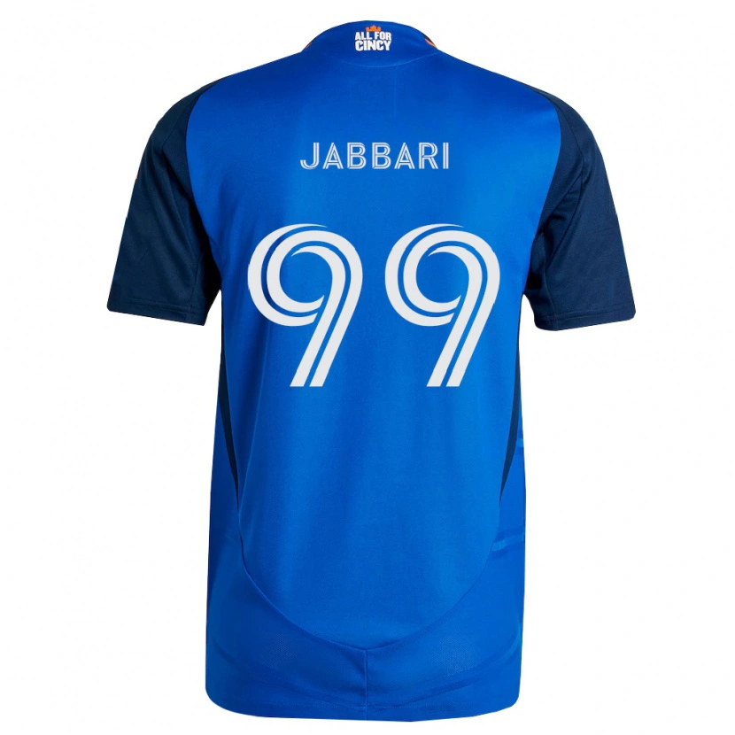 Danxen Dzieci Ayoub Jabbari #99 Królewski Niebieski Pomarańczowy Domowa Koszulka 2026/27 Koszulki Klubowe