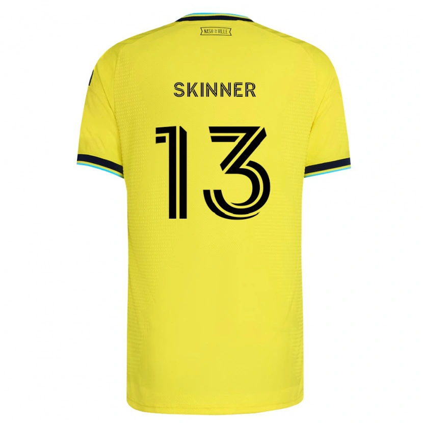 Danxen Dzieci Joey Skinner #13 Jasny Żółty Granatowy Domowa Koszulka 2026/27 Koszulki Klubowe
