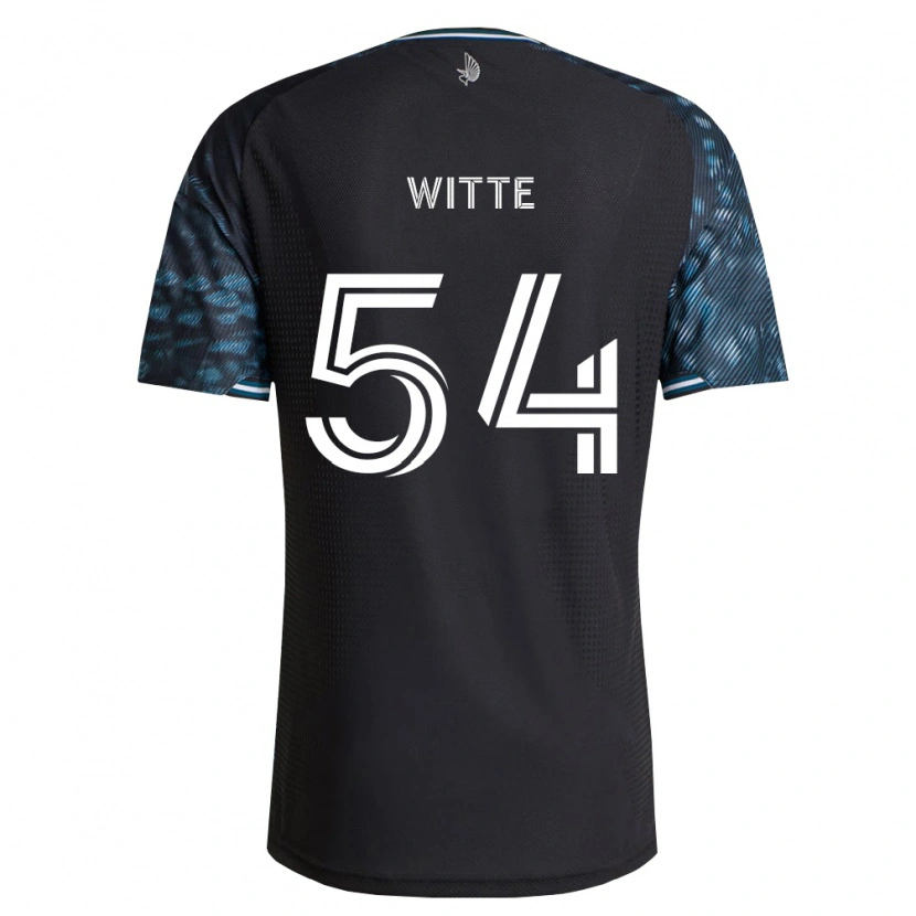 Danxen Dzieci Alex Witte #54 Czarny Biały Domowa Koszulka 2026/27 Koszulki Klubowe