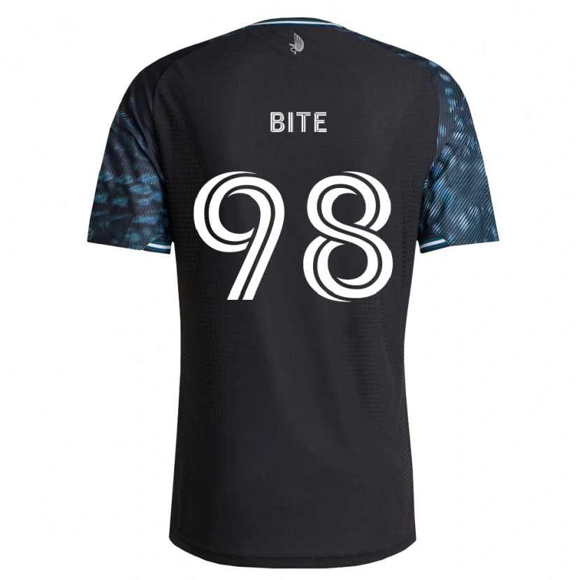 Danxen Dzieci Kristers Bite #98 Czarny Biały Domowa Koszulka 2026/27 Koszulki Klubowe
