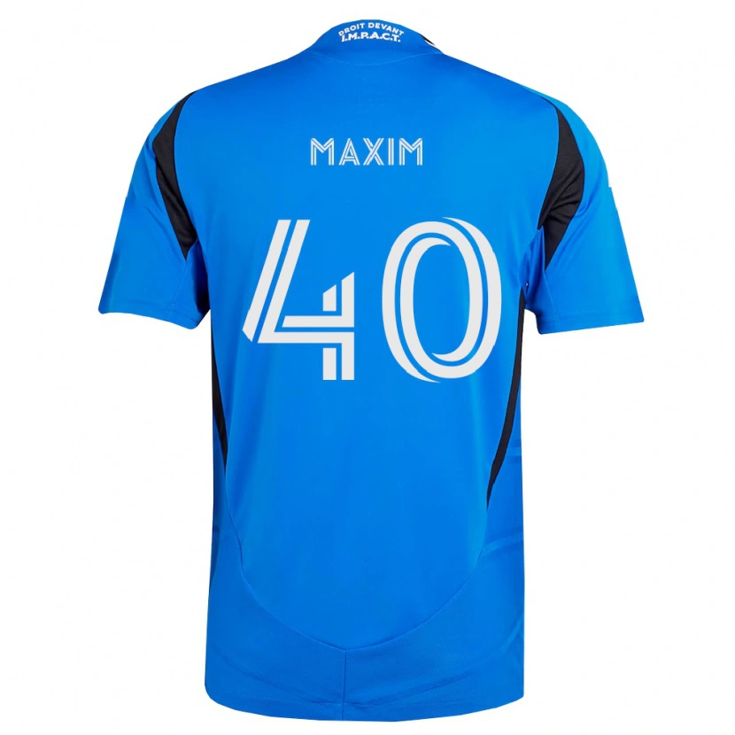 Danxen Dzieci Ellyson Maxim #40 Niebieski Biały Czarny Domowa Koszulka 2026/27 Koszulki Klubowe