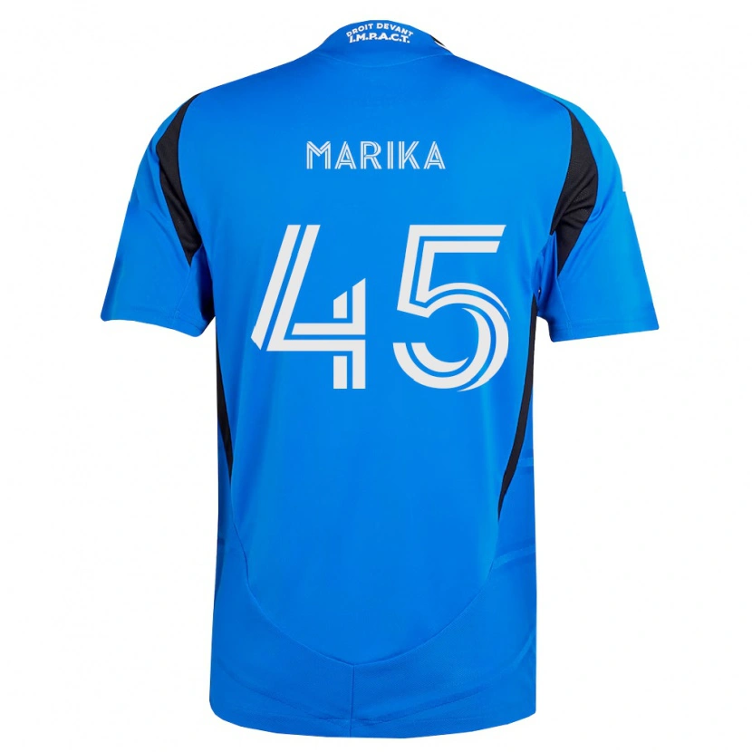 Danxen Dzieci Cregheur Marika #45 Niebieski Biały Czarny Domowa Koszulka 2026/27 Koszulki Klubowe