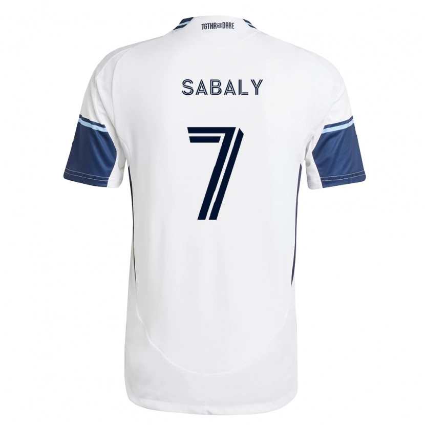 Danxen Dzieci Cheikh Sabaly #7 Biały Królewski Niebieski Domowa Koszulka 2026/27 Koszulki Klubowe