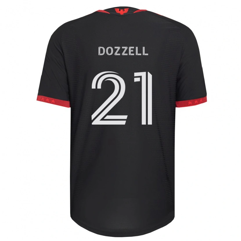 Danxen Dzieci Andre Dozzell #21 Czarny Biały Czerwony Domowa Koszulka 2026/27 Koszulki Klubowe