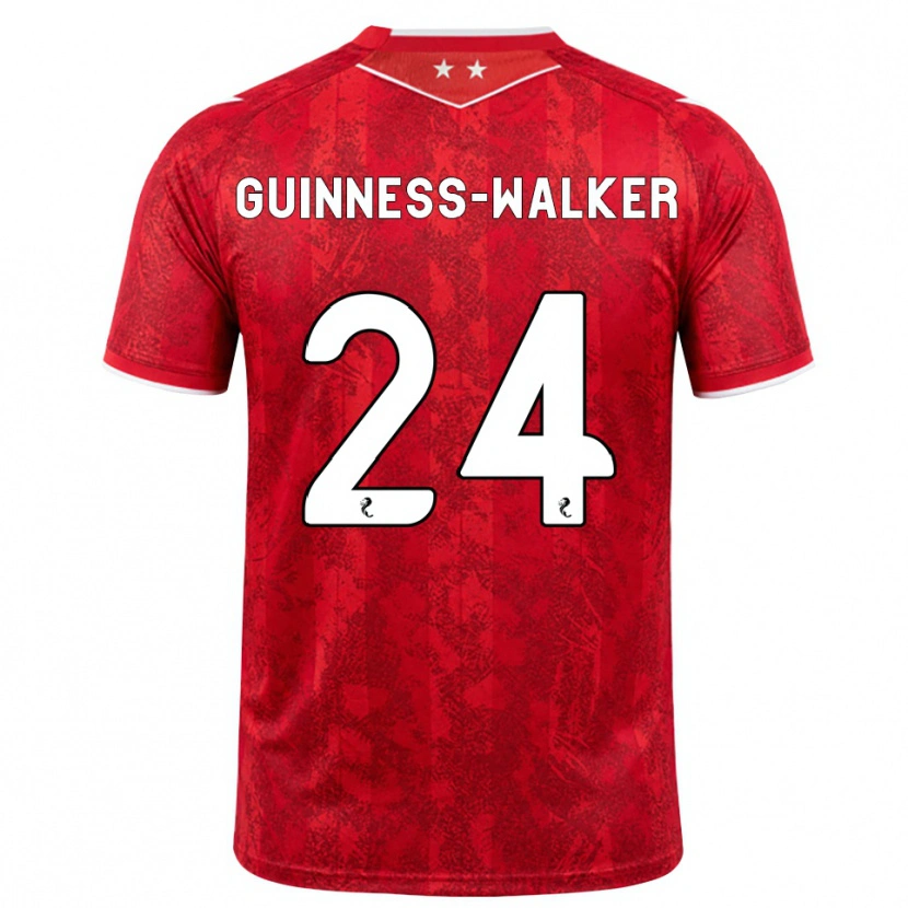 Danxen Dzieci Nesta Guinness-Walker #24 Czerwony Biały Domowa Koszulka 2026/27 Koszulki Klubowe