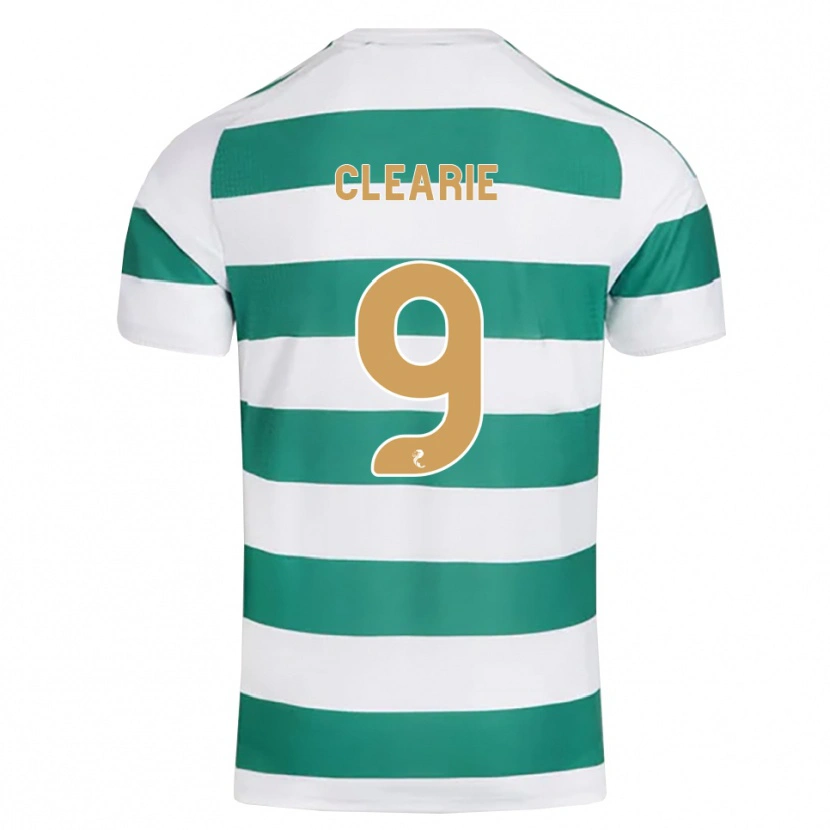 Danxen Dzieci Lucas Clearie #9 Ciemny Cyjan Biały Domowa Koszulka 2026/27 Koszulki Klubowe