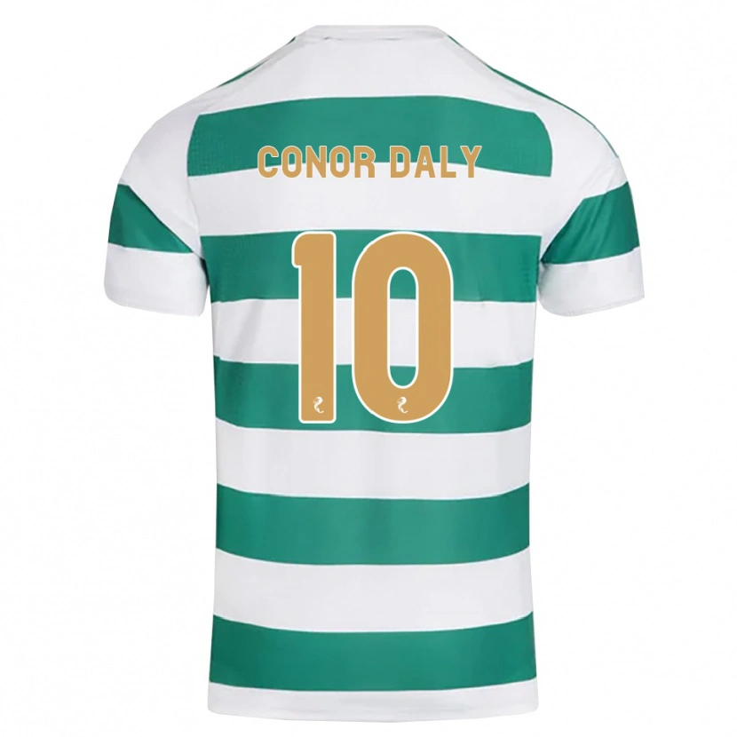 Danxen Dzieci Conor Daly #10 Ciemny Cyjan Biały Domowa Koszulka 2026/27 Koszulki Klubowe